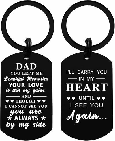 Memorial Keychain Gift - Sympathy Gift for Women Men - In Memory of Loved One Remembrance Keepsake in Saudi Arabia