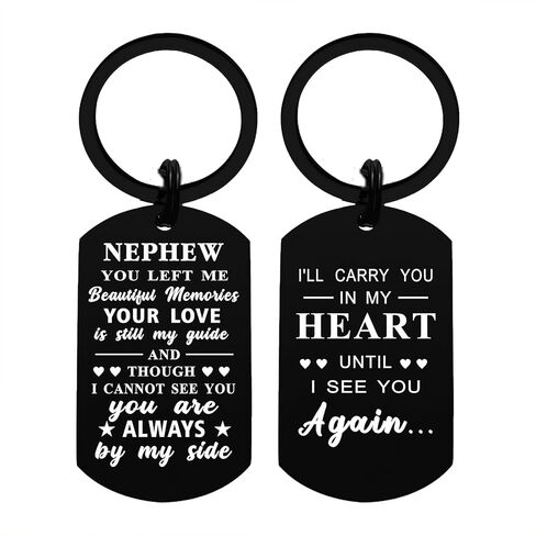 Memorial Keychain Gift - Sympathy Gift for Women Men - In Memory of Loved One Remembrance Keepsake in Saudi Arabia