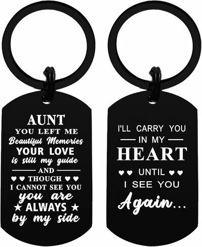 Memorial Keychain Gift - Sympathy Gift for Women Men - In Memory of Loved One Remembrance Keepsake in Saudi Arabia