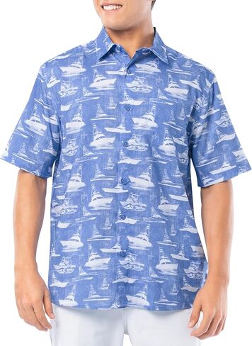 Guy Harvey Men's Mariner Short Sleeve Performance Fishing Shirt in Kuwait