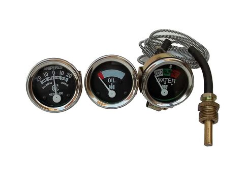 Temperature Amp Oil Gauge Set for Farmall IH H, M,W4-9 T6 IHC 1939-1946 in Saudi Arabia