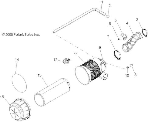حذاء Polaris Ranger Airbox، قطعة OEM الأصلية 5412715، الكمية 1 in Kuwait