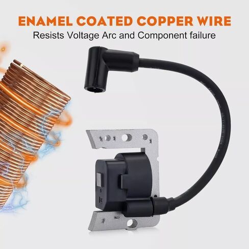 34443A Ignition Coil for Tecumseh 34443 34443B 34443C 34443D Ignition Coil Solid State Module-Tecumseh AV520 LH195 OH195 TH139 TV085 TVM140 TVXL840 VLV126 LEV100 LEV115 LEV120 LV148A LV195EA OVRM105 in Kuwait