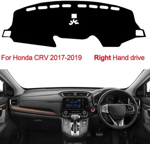 Car Auto Dashboard Cover for Honda CRV 2017 2018 2019 Right Hand Drive Dashmat Pad Carpet Dash Mat in Kuwait