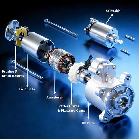 19252 31200-5G0-A02 31200-5G0-A04 SM74011 New Starter Motor Replacement for Honda Accord 3.5L 2013-2017 Crosstour 3.5L 2013-2015, Acura RLX 3.5L 2014-2017 V6 in Saudi Arabia