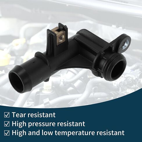 Radiator Hose Heater Hose for Land Rover for Range Rover Velar 2017 - Present No.LR092130/LR122821 Plastic Outlet Water Pipe Black 1 Pc in Kuwait