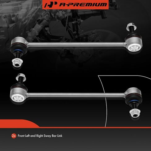 A-Premium 2 x Front Sway Bar Links Stabilizer Bar Links, Compatible with Mercedes-Benz C63 AMG 2012, SL55 AMG 2005-2006, SLK280 2006-2008, SLK300 2009-2011, SLK350 2005-2011, SLK55 AMG 2005-2010 in Saudi Arabia