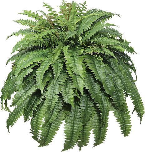 Large Artificial Fern for Outdoors, 100 Branches Fake Ferns Artificial Plants, Large Faux Ferns Outdoor Plants, Suitable for Planter Garden Porch Living Room Decor in Saudi Arabia