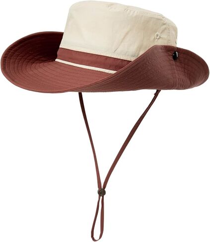 TOP-EX UPF 50 Waterproof Sun Hats for Men & Women with Wide Brim, UV Protection Safari Hat Chin Strap, Breathable for Outdoor in Saudi Arabia