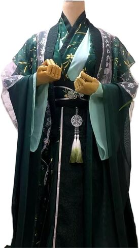 Customized Halloween Noble Cosplay Costume Unisex Oversized Traditional Hanfu Large Size 5XL Qi Rong/Feng Shi Cosplay in Saudi Arabia