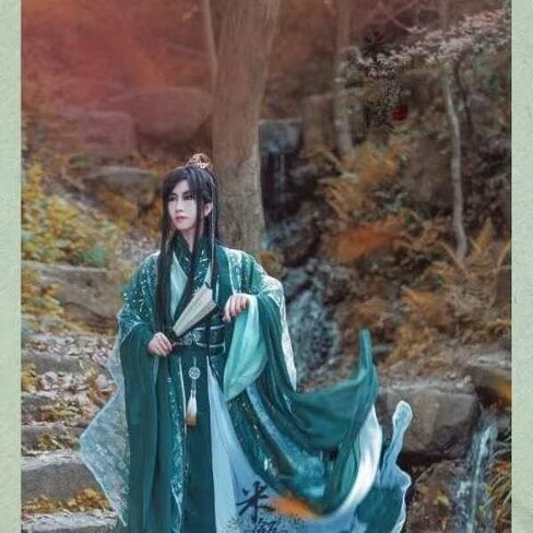 Customized Halloween Noble Cosplay Costume Unisex Oversized Traditional Hanfu Large Size 5XL Qi Rong/Feng Shi Cosplay in Saudi Arabia