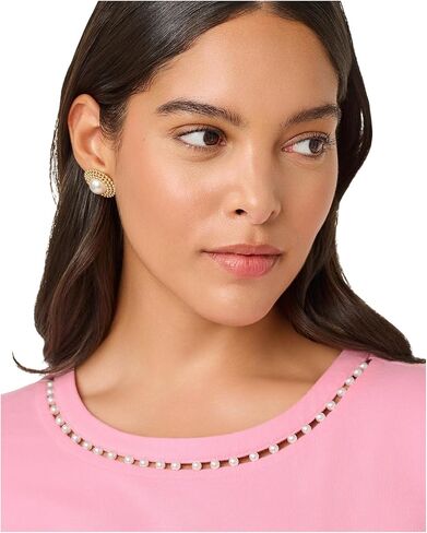 Lilly Pulitzer Womens Clairmont Pearl Knit Top in Saudi Arabia