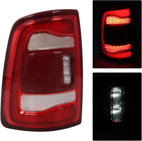 Tail Light Compatible with 2019-2023 RAM 2500 3500 Left Taillamp w/Blind Spot Driver Side Rear Brake Light Assembly 68361721AH CH2800223 in Kuwait