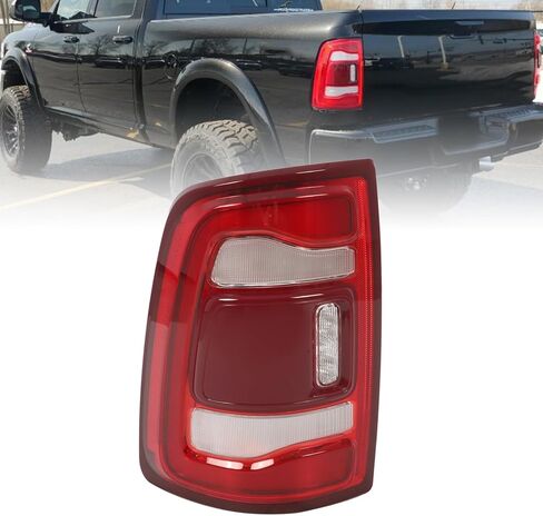 Tail Light Compatible with 2019-2023 RAM 2500 3500 Left Taillamp w/Blind Spot Driver Side Rear Brake Light Assembly 68361721AH CH2800223 in Kuwait