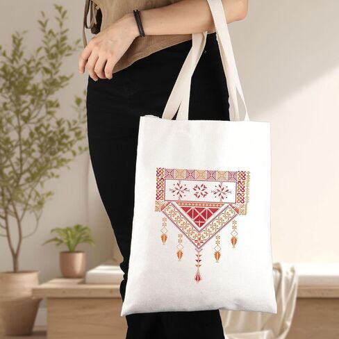 G2TUP Arabic Palestinian Tote Bag Arab Ladies Gifts Arabic Palestine Gifts Arab Shoulder Bag in Saudi Arabia