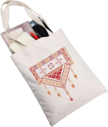 G2TUP Arabic Palestinian Tote Bag Arab Ladies Gifts Arabic Palestine Gifts Arab Shoulder Bag in Saudi Arabia