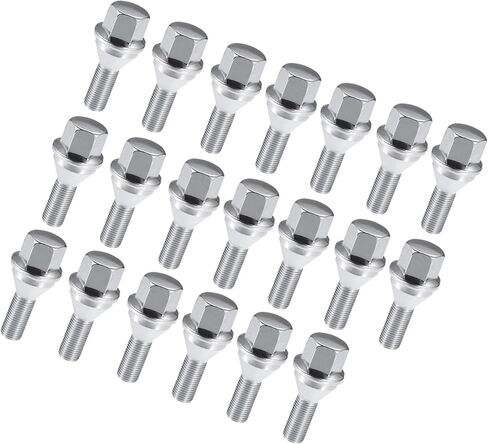 Motoforti 20 Pcs Car Wheel Lug Bolts Replace No.6511051AA for Jeep Compass 2.4L 2017-2023 for Jeep Cherokee M12x1.25 Wheel Studs Wheel Bolts for Wheel Spacers Long-lasting in Saudi Arabia