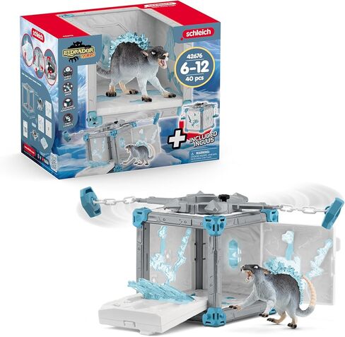 Schleich ELDRADOR Creatures BattleCave Ice Rat Mythical Action Playset- Fantasy Toys for Boys and Girls Ages 7+ in Saudi Arabia