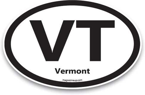 Magnet Me Up Vermont US State Flag Magnet Decal, 4x6 Inches, Heavy Duty Automotive Magnet for Car, Truck SUV, Any Other Magnetic Surface, Collectible Souvenir, Show Your State Pride, Crafted in USA in Saudi Arabia
