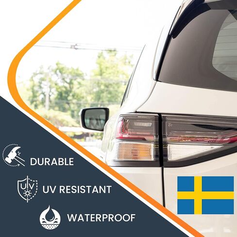 Magnet Me Up: Sweden Swedish Flag Car Magnet - 4x6 Inches - Heavy-Duty Automotive Magnet for Car, Truck, SUV - Show Scandinavian Pride - Perfect for Vehicles in Saudi Arabia