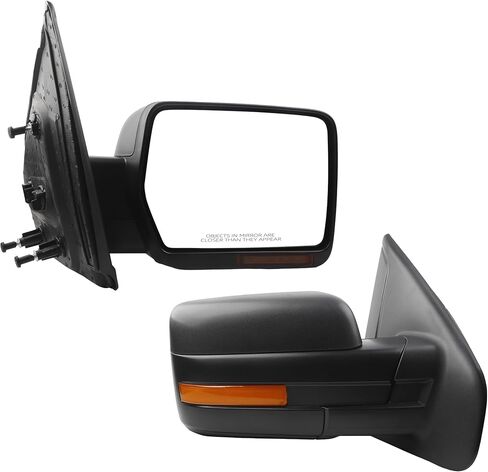 Dasbecan Right Passenger Side Door Mirror Compatible with Ford F150 2004-2014 Heated Without Spotter Glass Door Mirror With Turn Signal Light Without puddle light Without Blind spot detection (7PINS) in Saudi Arabia