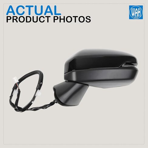 76258-3W0-A41 Left Driver Side Door Mirror Assembly Compatible With 2023-2025 Honda HR-V (EX-L/EX-L NAVI/SPORT) 8 Pins Blind Spot Turn Signal Light Heated in Saudi Arabia