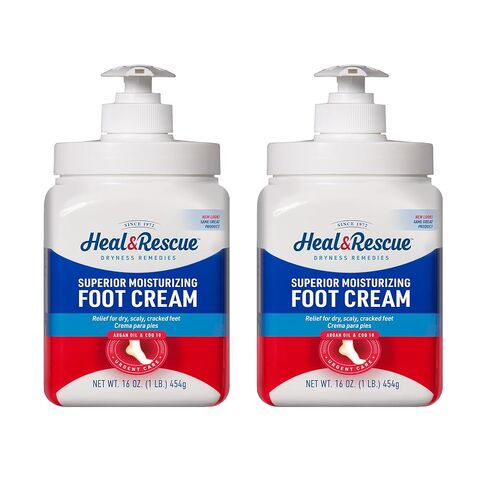 Profoot Heel Rescue Foot Cream 16 Ounce Bottle, 2 Pack, for Cracked, Calloused or Chapped Skin in Kuwait