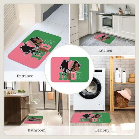 AKA Sorority Gifts Mat Indoor Entrance Soft Kitchen Rugs for Bedroom Bathroom Home Decor 40x60 inch in Saudi Arabia