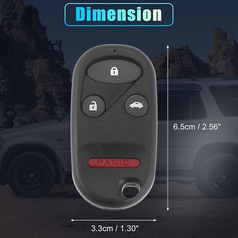 X AUTOHAUX 313.8MHz OUCG8D-344H-A استبدال الذكية القرب دخول بدون مفتاح مفتاح بعيد فوب لهوندا CR-V 2002-2004 4 أزرار in Saudi Arabia