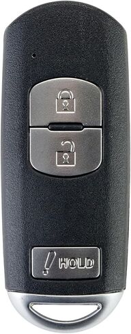 Remote Car Key Fob Replacement for 2012/2013/2014/2015/2016/2017/2018 Mazda 3 5 CX-3 CX-5 Smart Remote Control Keyless Entry WAZSKE13D01 (Single) in Kuwait