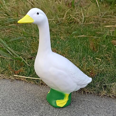 Asixxsix Goose Statue, Resin Goose Figurine Garden Goose Sculpture, Animal Statue, Duck Sculpture, Duck Garden Statues Art Decor Ornament for Yard Home Garden Patio in Saudi Arabia