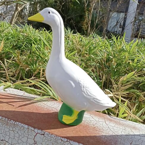 Asixxsix Goose Statue, Resin Goose Figurine Garden Goose Sculpture, Animal Statue, Duck Sculpture, Duck Garden Statues Art Decor Ornament for Yard Home Garden Patio in Saudi Arabia