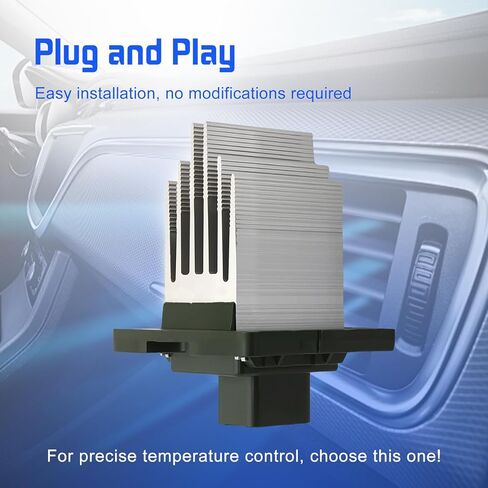 HVAC Blower Motor Resistor Compatible with Hyundai 2011-2020 Elantra, Equus and Genesis, Compatible with Kia 2014-2018 Fortes and Forte5, Forte Koup, Sorento, Replacement for 972353XAA0, 984-579 in Kuwait