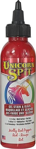Unicorn SPiT 5770014 Gel Stain & Glaze, Squirrel, 4 Ounce Bottle, 4 Fl Oz (Pack of 1), Brown in Saudi Arabia