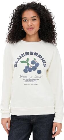Original Retro Brand Women's Blueberries Sweatshirt in Kuwait
