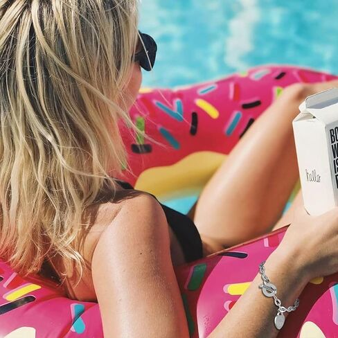 ALEXTINA Dainty Heart Charm Bracelets Stainless Steel Oval Link Chain Wristband Gift for Mom Women Toggle Clasp in Kuwait