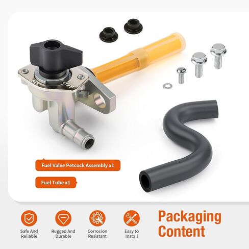 Fuel Valve Petcock Assembly w/Line For Honda Electric Start 450 TRX450ER TRX450R 2004-2007 16956-HP1-000 in Saudi Arabia