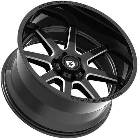 عجلة/حافة 20X10 Gear Off Road 762BM Pivot أسود/مطحون 6x139.7 ET-19 in Saudi Arabia