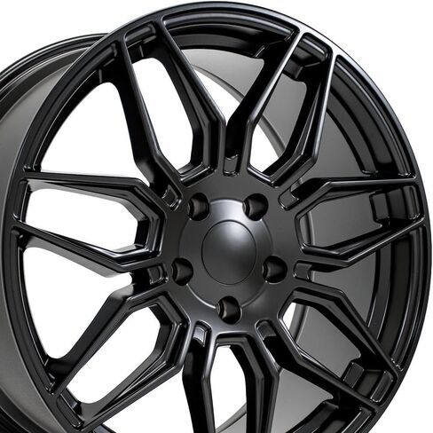 OE Wheels CV03D 19 Inch Rim Fits Corvette C8 Z06 Style 5x120 19x8.5 Satin Black - Hollander 95580 (1) in Saudi Arabia