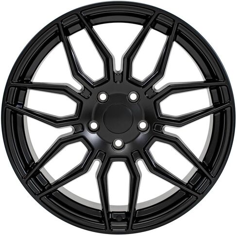 OE Wheels CV03D 19 Inch Rim Fits Corvette C8 Z06 Style 5x120 19x8.5 Satin Black - Hollander 95580 (1) in Saudi Arabia