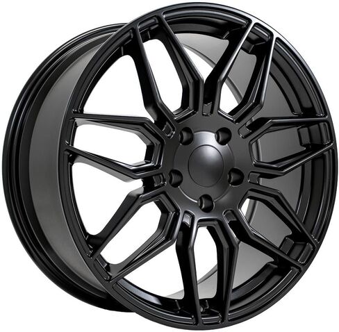 OE Wheels CV03D 19 Inch Rim Fits Corvette C8 Z06 Style 5x120 19x8.5 Satin Black - Hollander 95580 (1) in Saudi Arabia