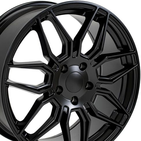 OE Wheels CV03D 19 Inch Rim Fits Corvette C8 Z06 Style 5x120 19x8.5 Satin Black - Hollander 95580 (1) in Saudi Arabia