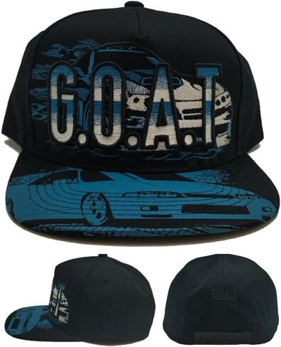 Goat New Top Level Car Auto Japanese Black Blue Era Snapback Hat Cap in Saudi Arabia