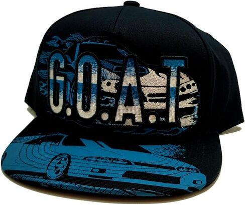 Goat New Top Level Car Auto Japanese Black Blue Era Snapback Hat Cap in Saudi Arabia