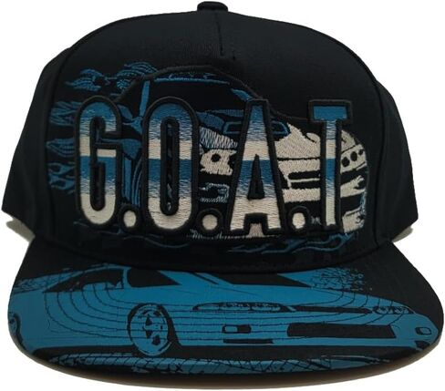 Goat New Top Level Car Auto Japanese Black Blue Era Snapback Hat Cap in Saudi Arabia
