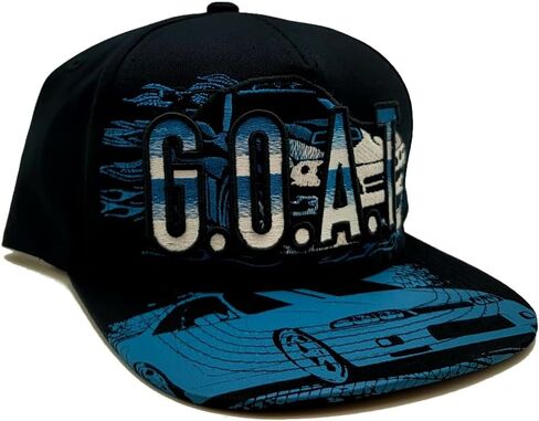 Goat New Top Level Car Auto Japanese Black Blue Era Snapback Hat Cap in Saudi Arabia