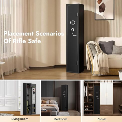 Karini 2-3 بندقية آمنة، بندقية آمنة للبنادق والمسدسات، بندقية آمنة، بندقية آمنة للبنادق مع الوصول السريع، خزائن بندقية للبنادق والبنادق مع رفوف وجيوب بندقية قابلة للإزالة in Saudi Arabia