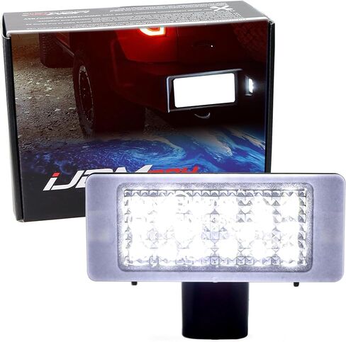 iJDMTOY Xenon White Full LED License Plate Light Kit Compatible With Ford 2021-up 6th Gen Bronco (U725), Powered By 18-SMD LED Diodes in Kuwait