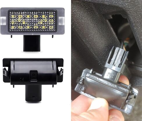 iJDMTOY Xenon White Full LED License Plate Light Kit Compatible With Ford 2021-up 6th Gen Bronco (U725), Powered By 18-SMD LED Diodes in Kuwait