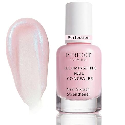Perfect Formula Clear Gel Coat - Nail Strengthener, Keratin Nail Treatment, Clear Nail Polish - Nail Strengthener for Damaged Nails - Made In The USA .60 fl oz. in Kuwait